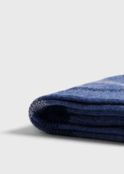 Paul Stuart Socks^Cotton Blend Argyle Sock Medium Blue