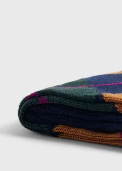 Paul Stuart Socks^Cotton Blend Argyle Sock Navy