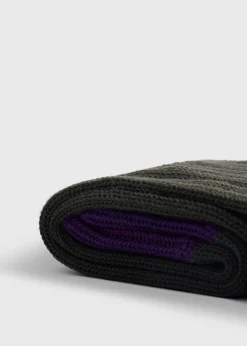 Paul Stuart Socks^Cotton Blend Ribbed Sock Olive
