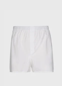 Paul Stuart Undergarments^Cotton Broadcloth Boxer White