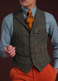 Paul Stuart Sport Shirts^Cotton Classic Gingham Sport Shirt Dark Green