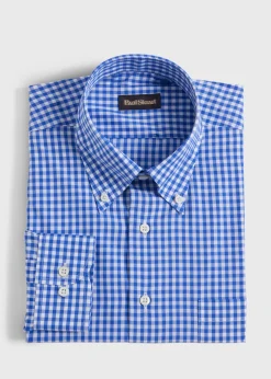 Paul Stuart Sport Shirts^Cotton Classic Gingham Sport Shirt Blue