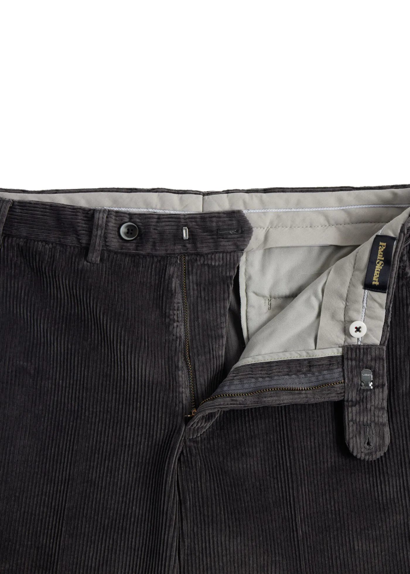 Paul Stuart Pants^Cotton Corduroy Newton Pant Grey