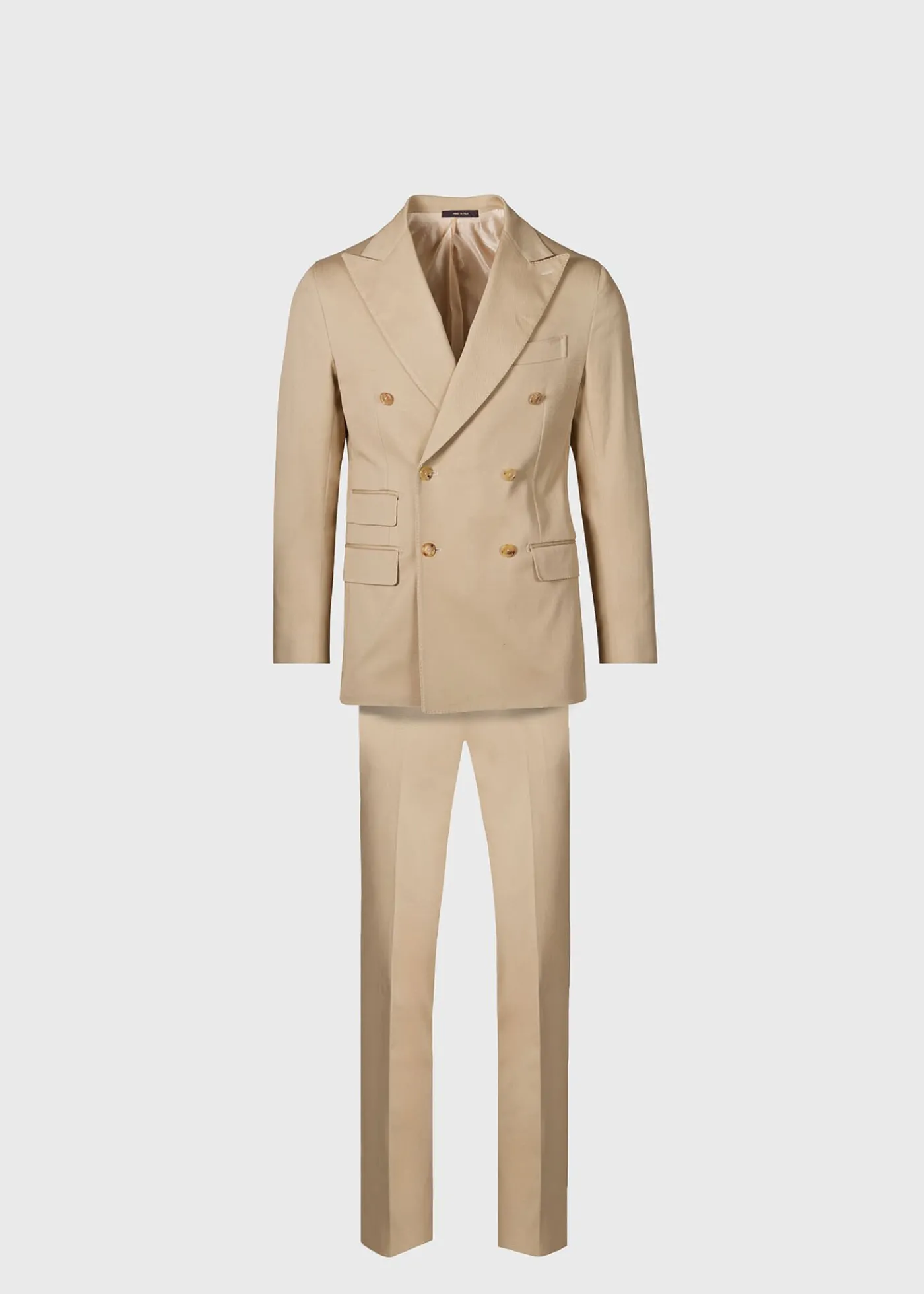 Paul Stuart Suits & Tuxedos^Cotton Double Breasted Suit Tan