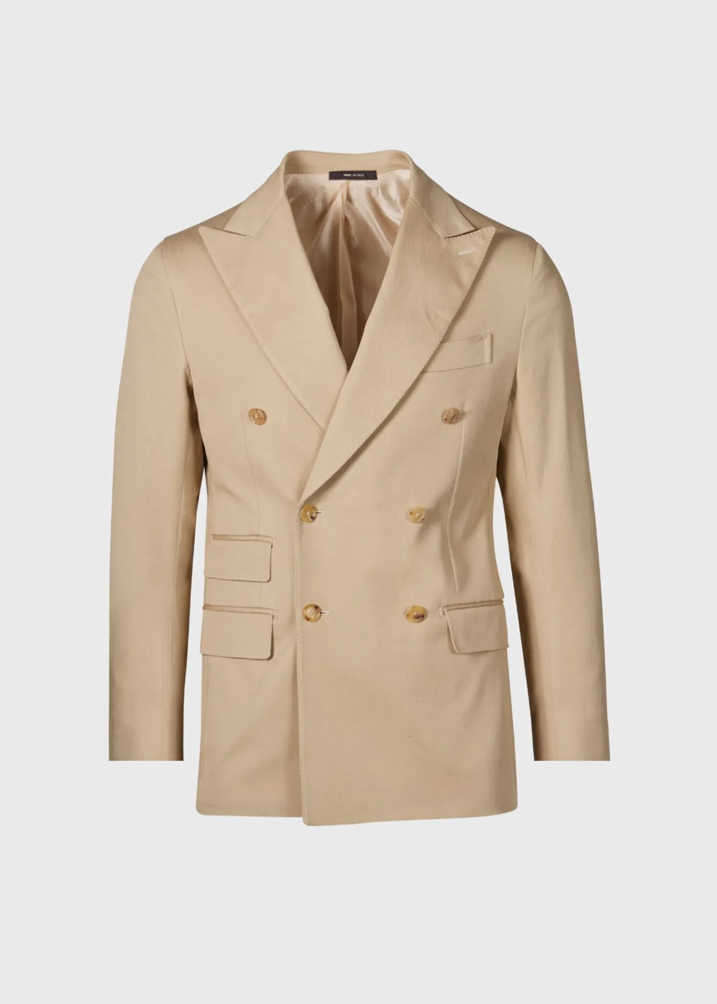 Paul Stuart Suits & Tuxedos^Cotton Double Breasted Suit Tan
