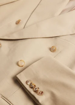 Paul Stuart Suits & Tuxedos^Cotton Double Breasted Suit Tan