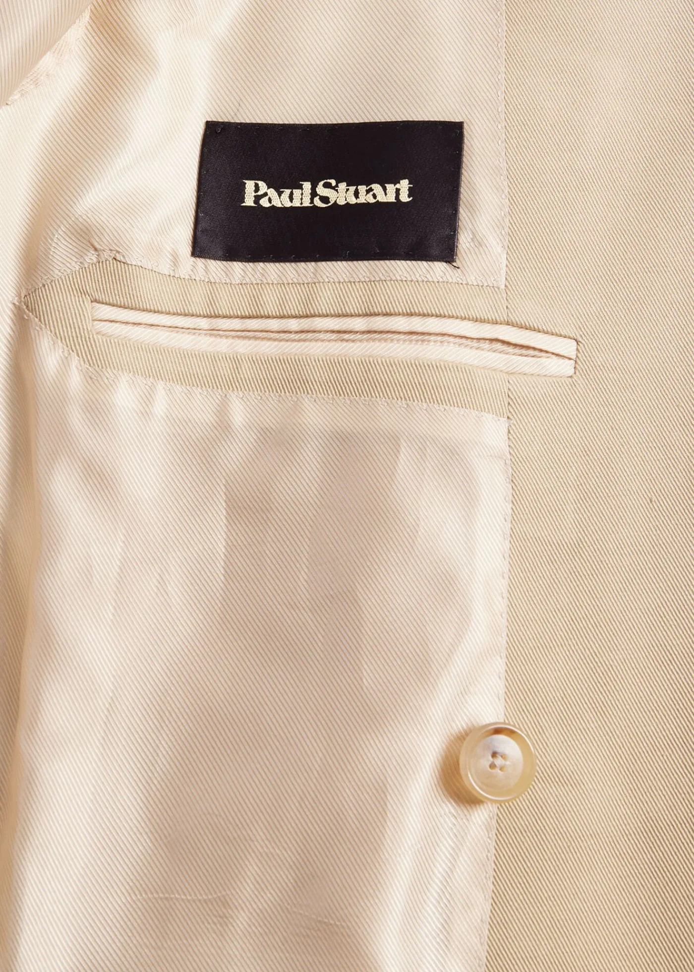 Paul Stuart Suits & Tuxedos^Cotton Double Breasted Suit Tan