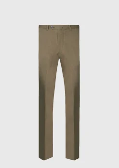 Paul Stuart Dress Pants|Pants^Cotton Dress Trouser Olive