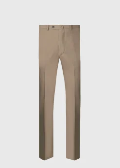 Paul Stuart Dress Pants^Cotton Dress Trouser Mushroom
