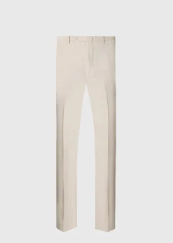 Paul Stuart Dress Pants^Cotton Dress Trouser Cream