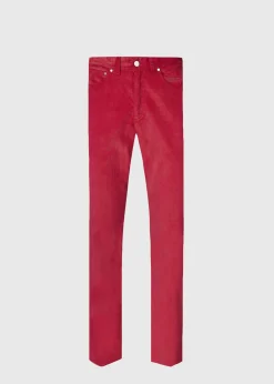 Paul Stuart Pants^Cotton Five Pocket Corduroy Pant Red