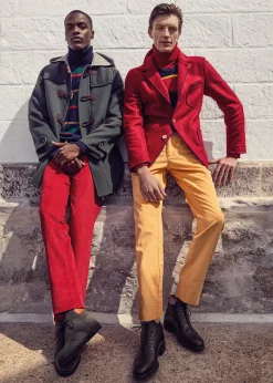 Paul Stuart Pants^Cotton Five Pocket Corduroy Pant Red