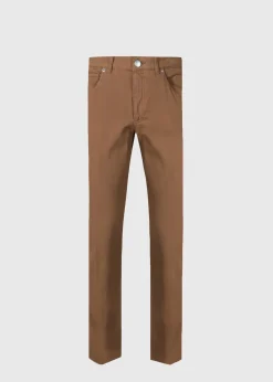 Paul Stuart Pants^Cotton Five Pocket Pant Camel