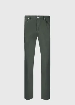 Paul Stuart Pants^Cotton Five Pocket Pant Olive