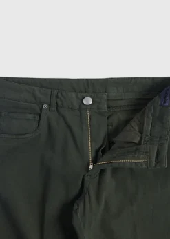 Paul Stuart Pants^Cotton Five Pocket Pant Olive