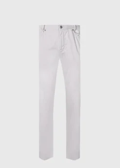 Paul Stuart Pants^Cotton Five Pocket Pant Stone