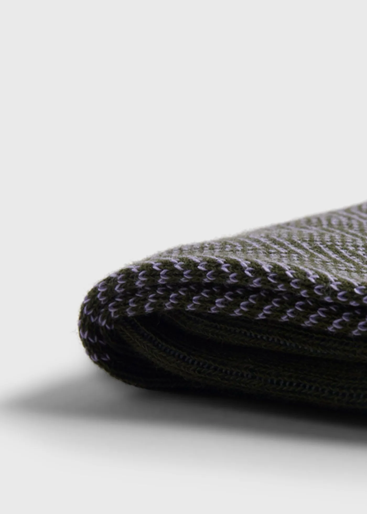 Paul Stuart Socks^Cotton Herringbone Sock Green