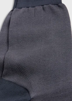 Paul Stuart Socks^Cotton Oxford Sock Grey