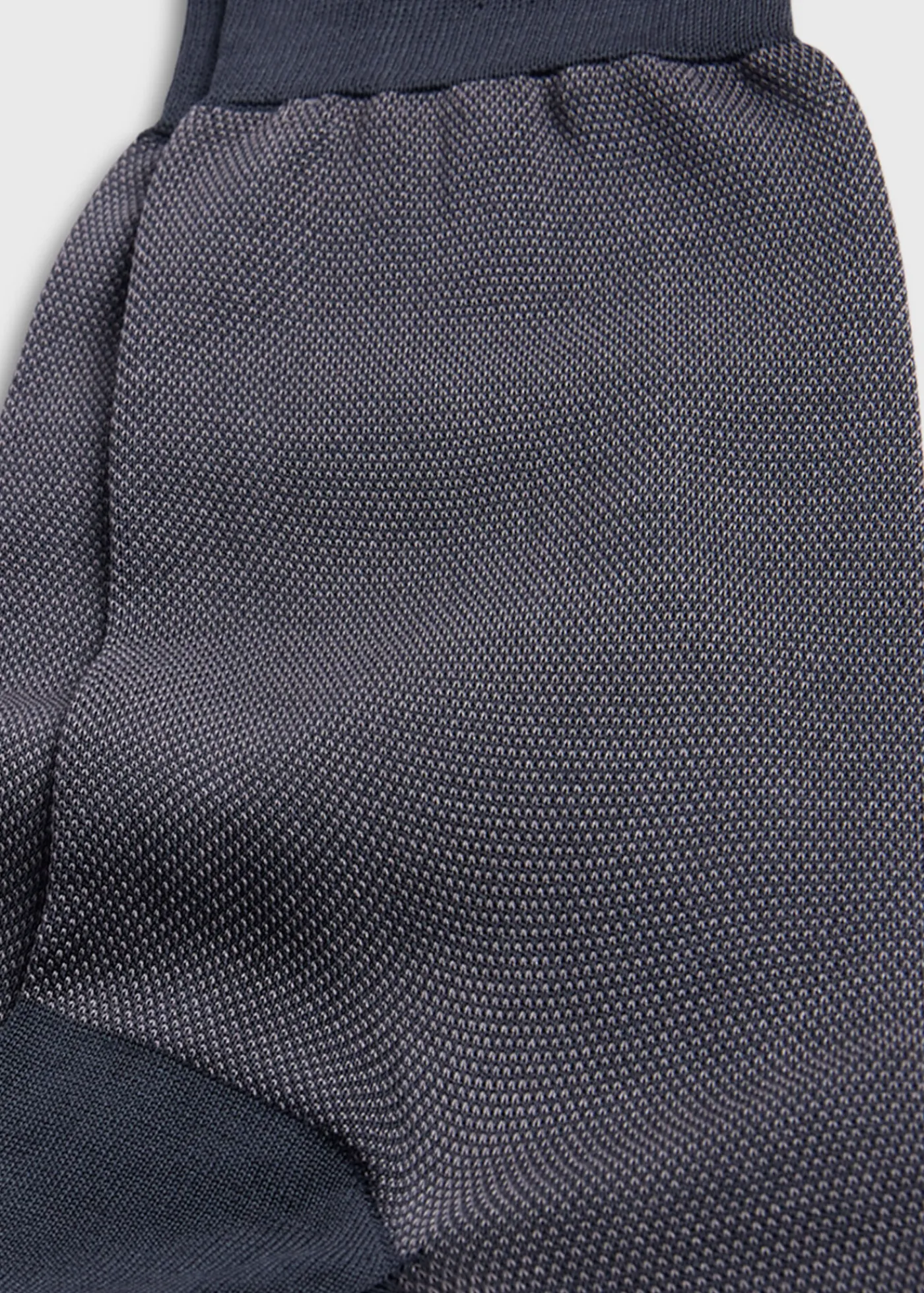 Paul Stuart Socks^Cotton Oxford Sock Grey