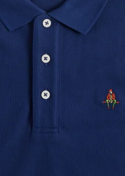 Paul Stuart Polos & T-Shirts^Cotton Piqué Logo Polo Navy