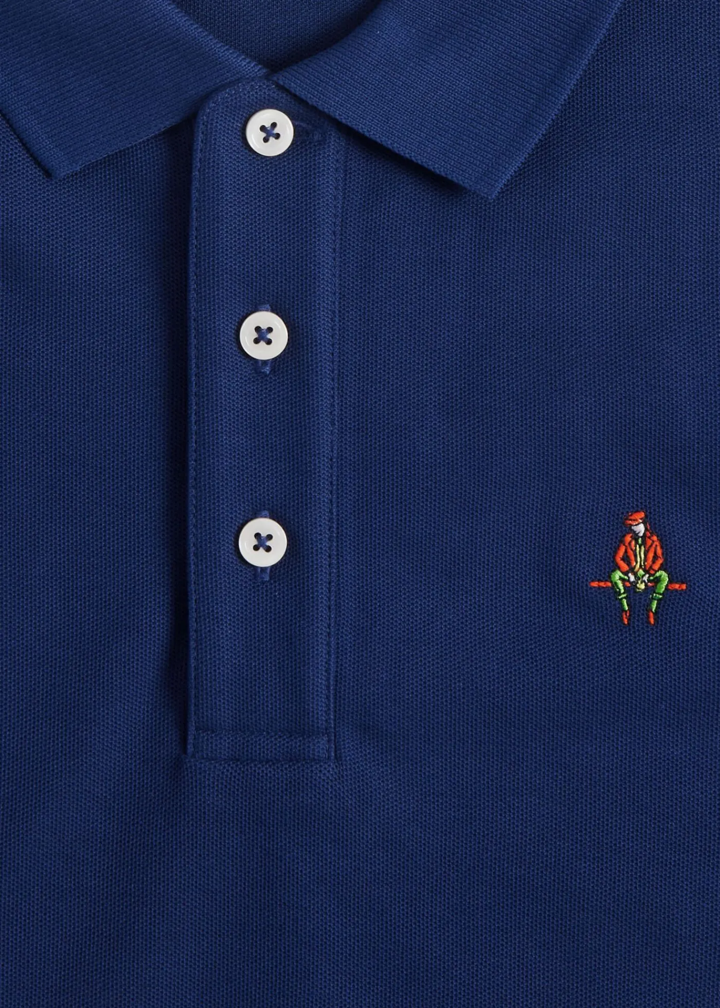 Paul Stuart Polos & T-Shirts^Cotton Piqué Logo Polo Navy