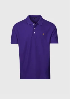 Paul Stuart Polos & T-Shirts^Cotton Piqué Logo Polo Purple