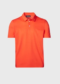 Paul Stuart Polos & T-Shirts^Cotton Pique Short Sleeve Polo Red