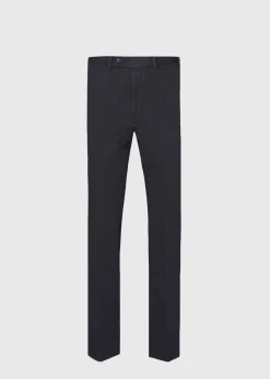 Paul Stuart Dress Pants|Pants^Cotton Plain Front Newton Pant Navy