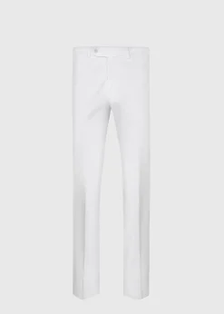 Paul Stuart Dress Pants|Pants^Cotton Plain Front Newton Pant White