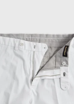 Paul Stuart Dress Pants|Pants^Cotton Plain Front Newton Pant White
