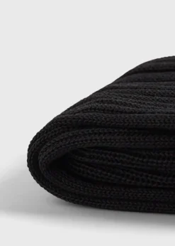 Paul Stuart Socks^Cotton Ribbed Sock Black