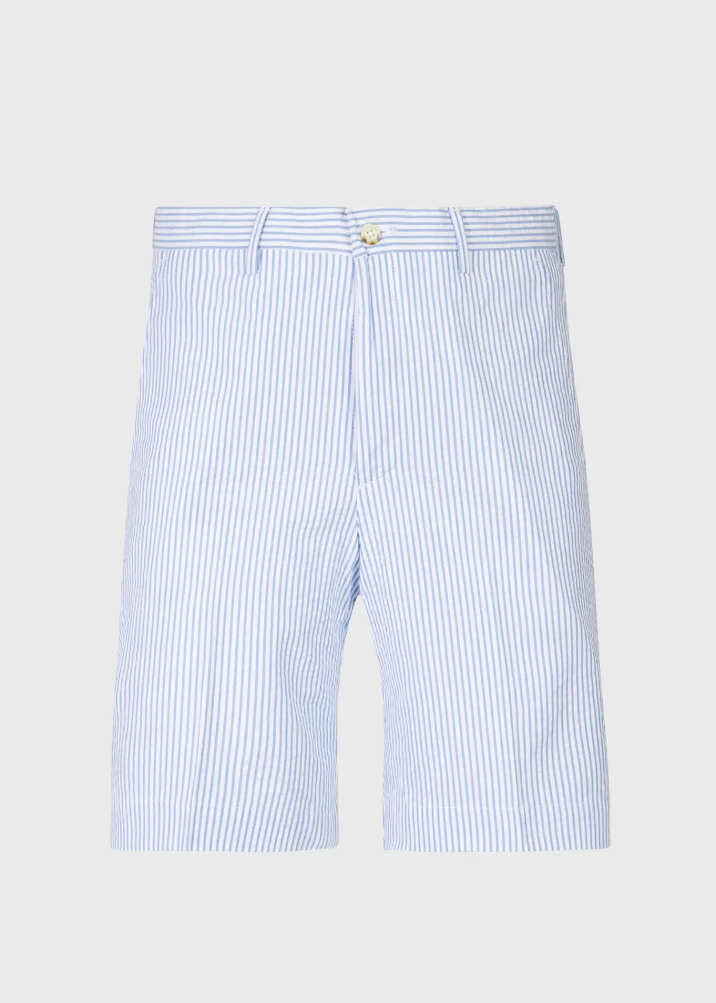 Paul Stuart Shorts & Swim Trunks^Cotton Seersucker Walk Short Blue