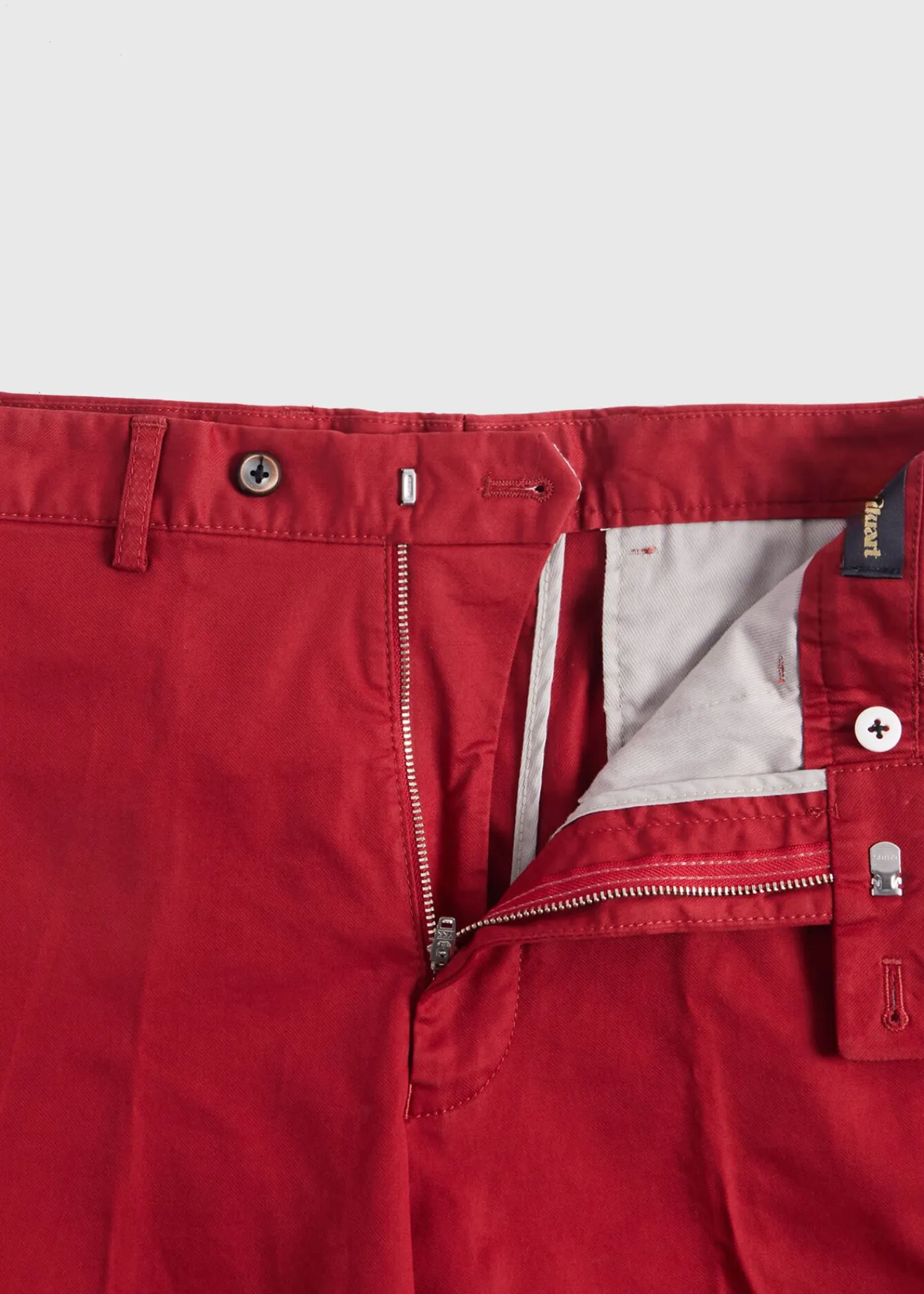 Paul Stuart Shorts & Swim Trunks^Cotton Twill Bermuda Short Red