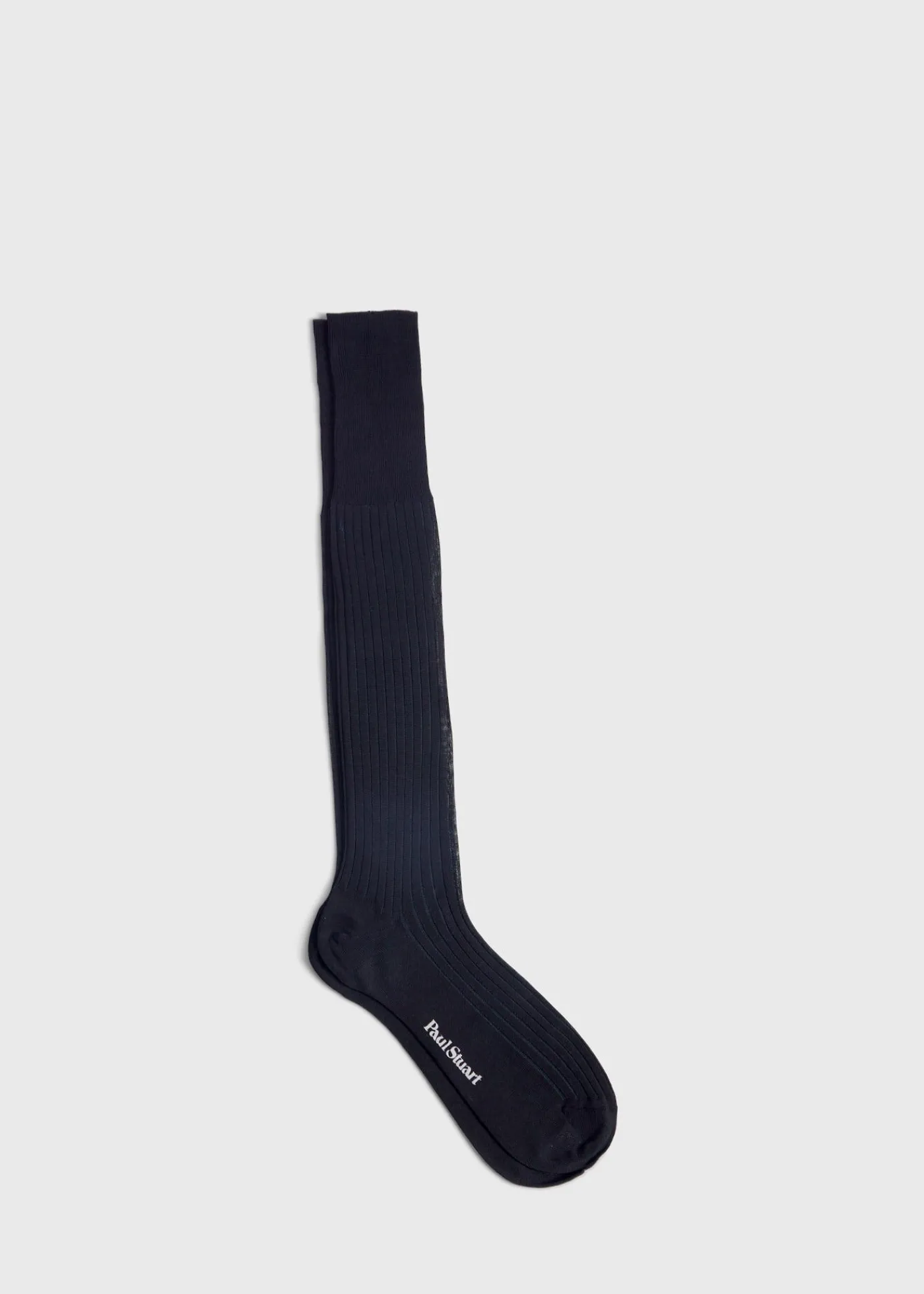 Paul Stuart Socks^Cotton Vanisé Sock Black