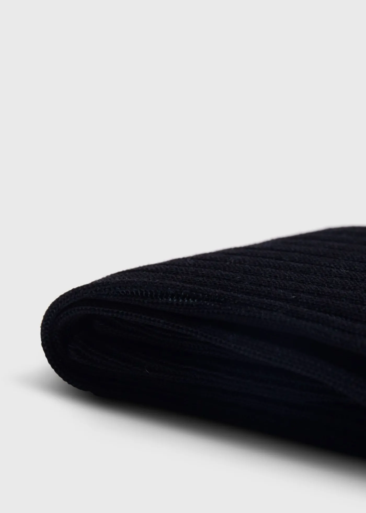 Paul Stuart Socks^Cotton Vanisé Sock Black