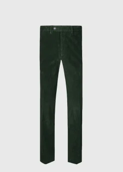 Paul Stuart Pants^Cotton Wide Wale Corduroy Trouser Bottle Green