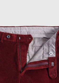 Paul Stuart Pants|Dress Pants^Cotton Wide Wale Corduroy Trouser Cranberry
