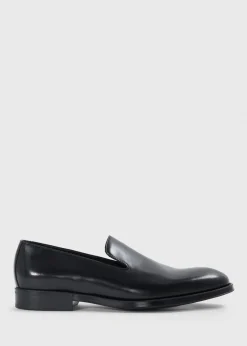Paul Stuart Loafers^Crest Leather Loafer Black