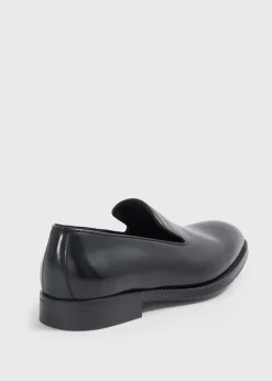 Paul Stuart Loafers^Crest Leather Loafer Black