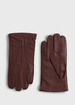 Paul Stuart Scarves, Hats, Gloves^Deerskin Glove Tan