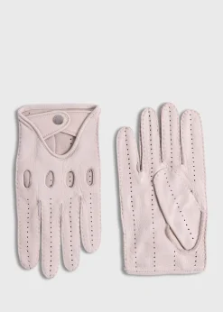 Paul Stuart Scarves, Hats, Gloves^Deerskin Leather Driving Glove Beige