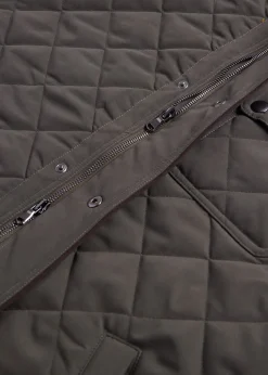 Paul Stuart Vests|Outerwear^Diamond Quilted Vest Olive