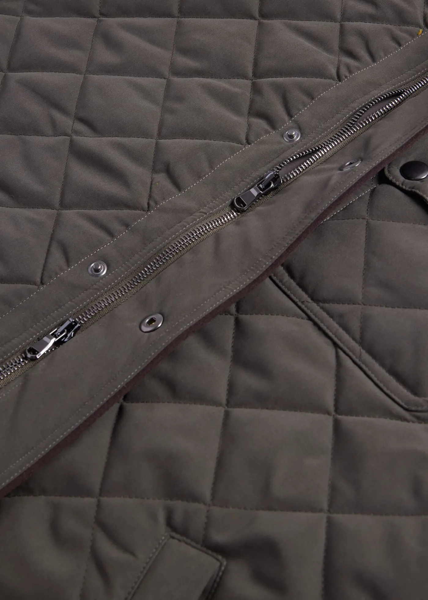 Paul Stuart Vests|Outerwear^Diamond Quilted Vest Olive