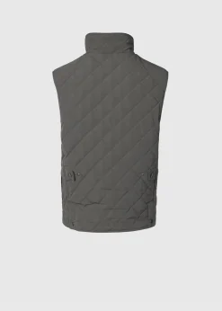 Paul Stuart Vests|Outerwear^Diamond Quilted Vest Olive