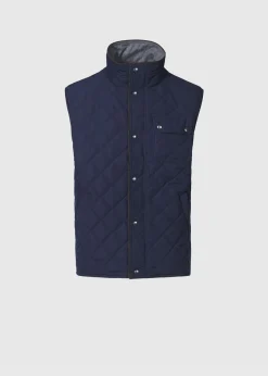 Paul Stuart Vests|Outerwear^Diamond Quilted Vest Navy