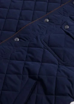 Paul Stuart Vests|Outerwear^Diamond Quilted Vest Navy