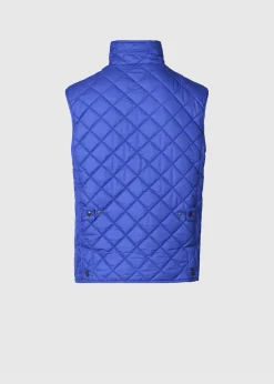 Paul Stuart Vests|Outerwear^Diamond Quilted Vest Royal Blue