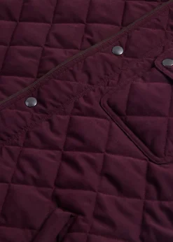 Paul Stuart Vests|Outerwear^Diamond Quilted Vest Wine