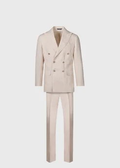 Paul Stuart Suits & Tuxedos^Double Breasted Linen Suit Natural