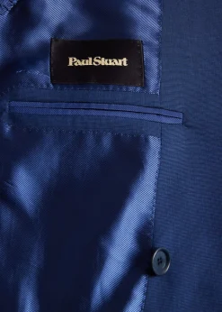 Paul Stuart Suits & Tuxedos^Double Breasted Tick Weave Suit Blue